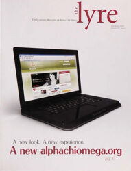 The Lyre of Alpha Chi Omega, Vol. 112, No. 1, Fall/Winter 2009